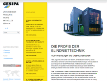 Tablet Screenshot of gesipa.at
